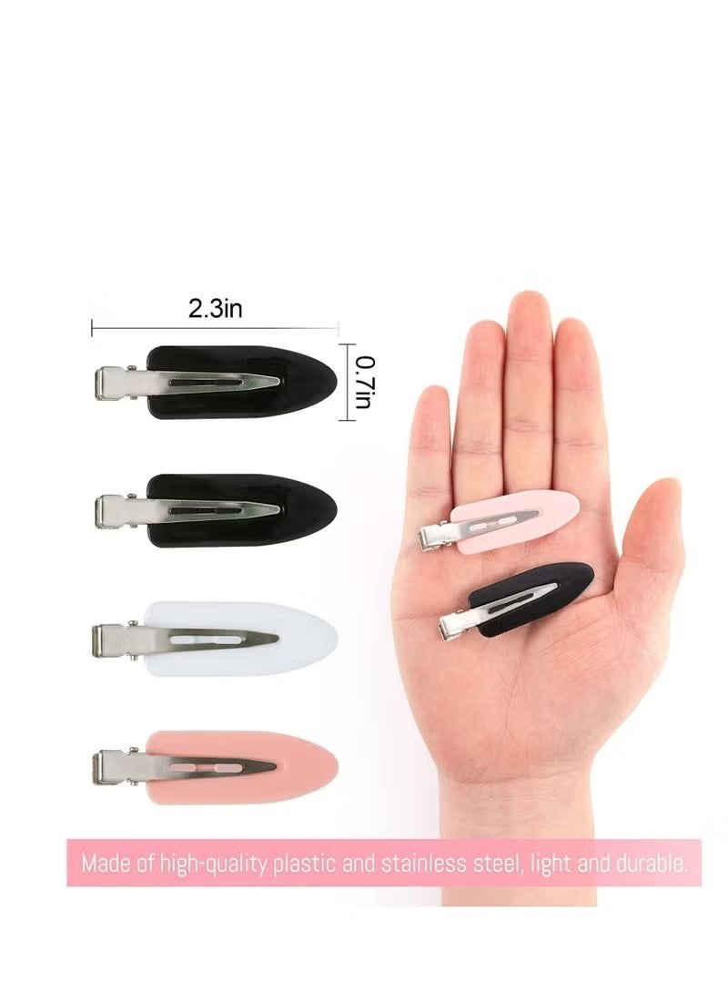 Gecomo 12 Pcs No Crease Hair Clips - 6 Assorted Colors, No Bend/Curl Design, Perfect for Makeup, Styling & Daily Use - Image 5