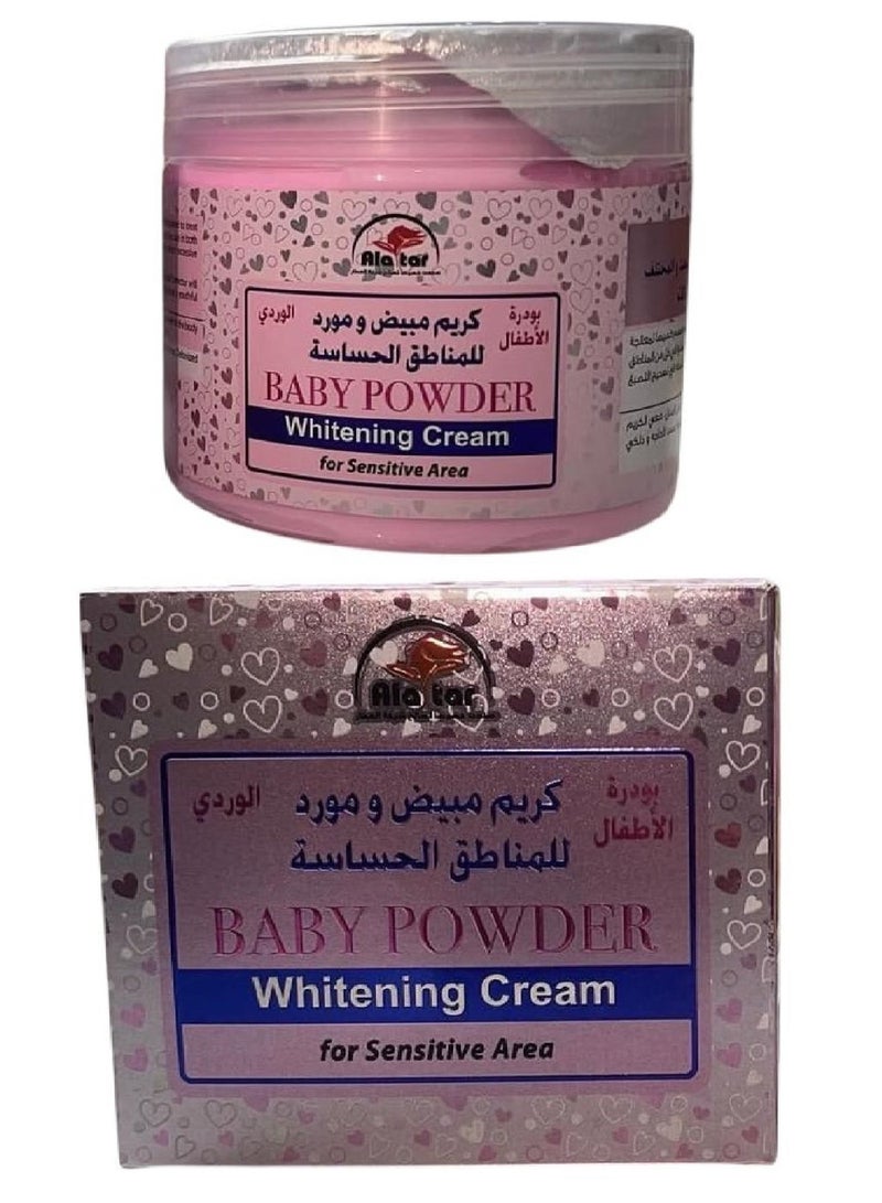 العطار كريم بودرة الأطفال مبيض ومورد للمناطق الحساسة 360 مل - Image 1
