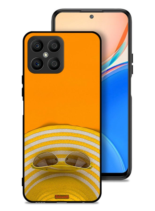 Tolwak Honor X8 4G Protective Case Cover Glasses Hat - Image 1