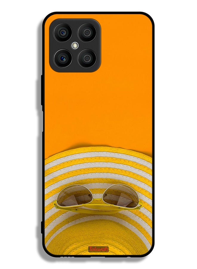 Tolwak Honor X8 4G Protective Case Cover Glasses Hat - Image 2