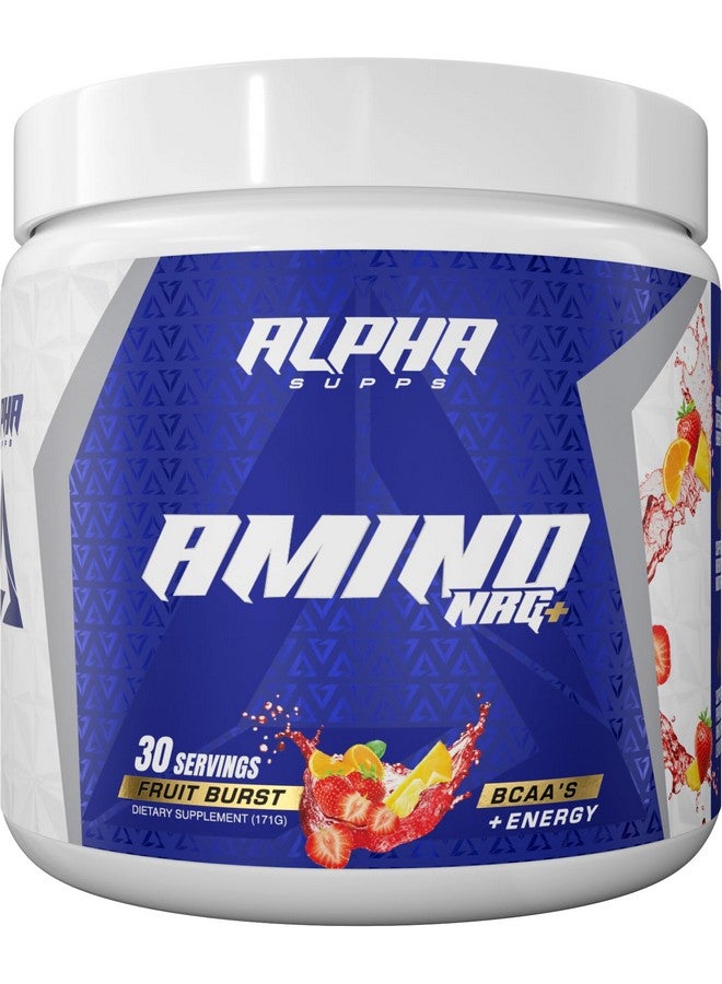 Alpha Supps Amino NRG+ BCAA Amino & Energy Recovery Powder - Hydration Blend with Electrolytes - Focus Blend for Optimal Performance Support in Men & Women (30 Servings, Fruit Burst) - Image 5