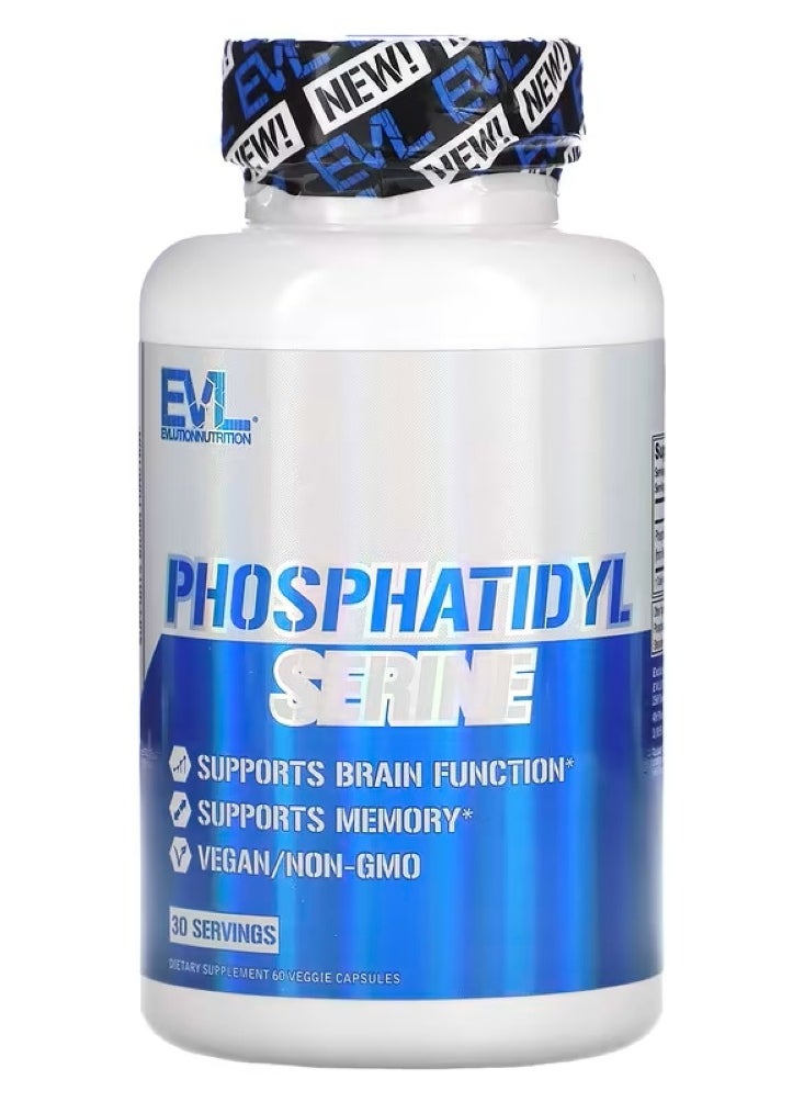 EVLUTION NUTRITION Evolution Nutrition, Phosphatidyl serine, 60 Veggie Capsules 