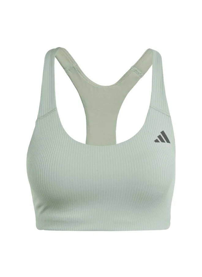 Adidas adidas PWI RIB MS Green Training BRA for Women - 2XSB