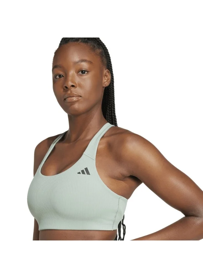 adidas Originals adidas PWI RIB MS Green Training BRA for Women - 2XSB