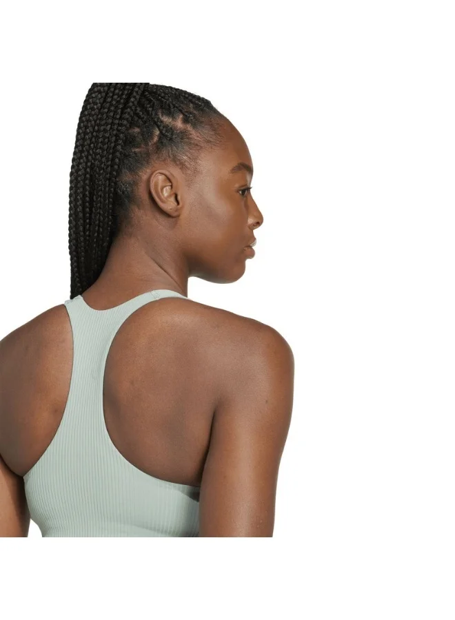 adidas Originals adidas PWI RIB MS Green Training BRA for Women - 2XSB