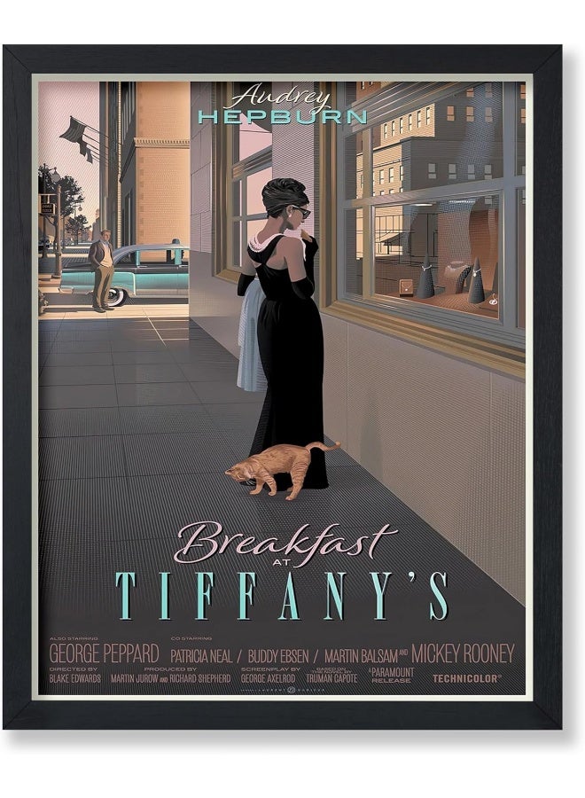 Home Trove Poster Master Breakfast At Tiffany'S Movie Poster - Audrey Hepburn Print - Fashion Art - Gift For Men, Women & Fan - Classic Decor For Home Theater, Bedroom, Office Or Studio - 8X10 Unframed Wall Art - Image 1