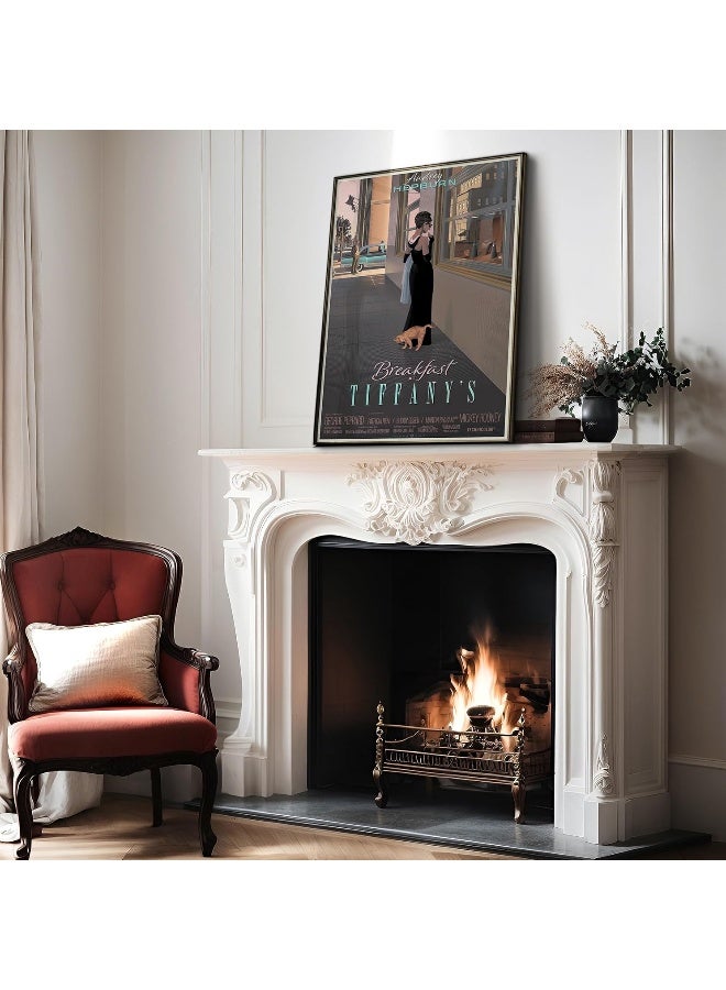 Home Trove Poster Master Breakfast At Tiffany'S Movie Poster - Audrey Hepburn Print - Fashion Art - Gift For Men, Women & Fan - Classic Decor For Home Theater, Bedroom, Office Or Studio - 8X10 Unframed Wall Art - Image 4