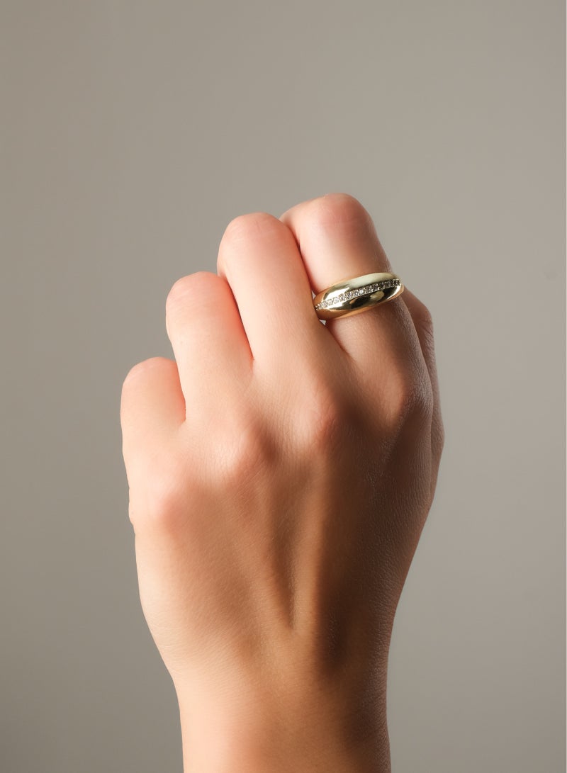 Eternal Glow Band – Elegant Women's Ring for Everyday and Special Occasions