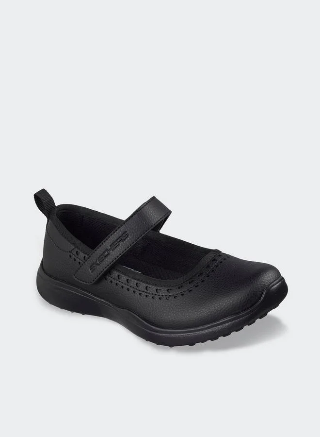 Skechers Girls Hook & Loop Mary Jane School Shoes