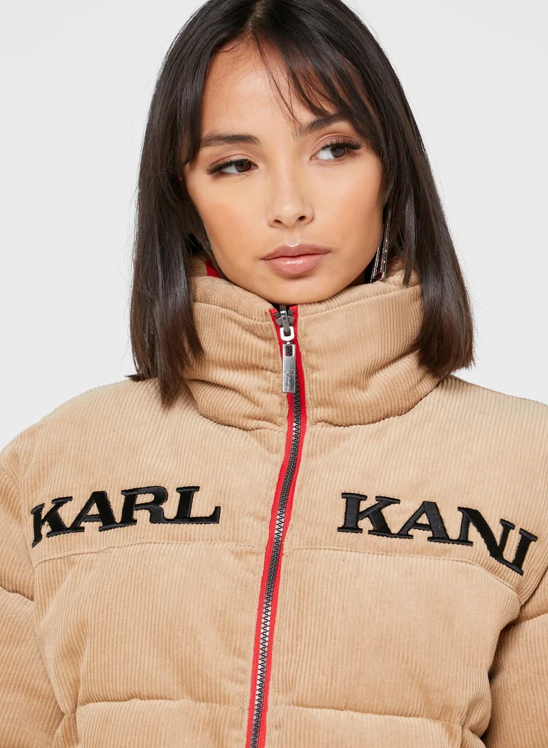Karl Kani Retro Reversible Cord Puffer Jacket