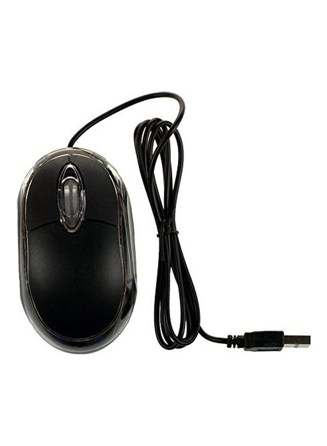 ANRANK UM2030AK Black USB Optical 3-Button 3D Mouse Scroll Wheel LED Light Mouse Mice for PC Laptop Computer - Image 4