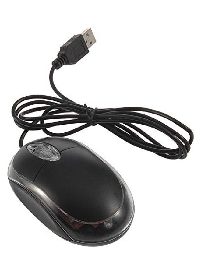 ANRANK UM2030AK Black USB Optical 3-Button 3D Mouse Scroll Wheel LED Light Mouse Mice for PC Laptop Computer - Image 3