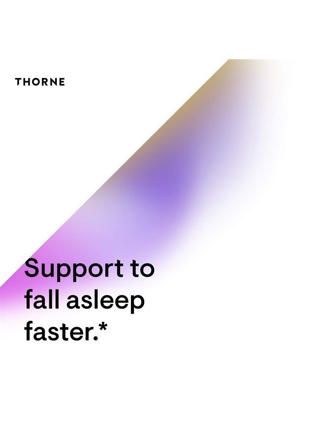 Thorne Research ثورن ميلاتون-5-5 ملغ ميلاتونين - يدعم إيقاعات الساعة البيولوجية، نوم هادئ، واسترخاء - خالي من الغلوتين، خالي من الصويا، خالي من الألبان - 60 كبسولة - Image 2