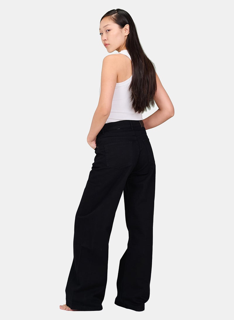 TGS Black Flared Leg Women Jeans - Image 2