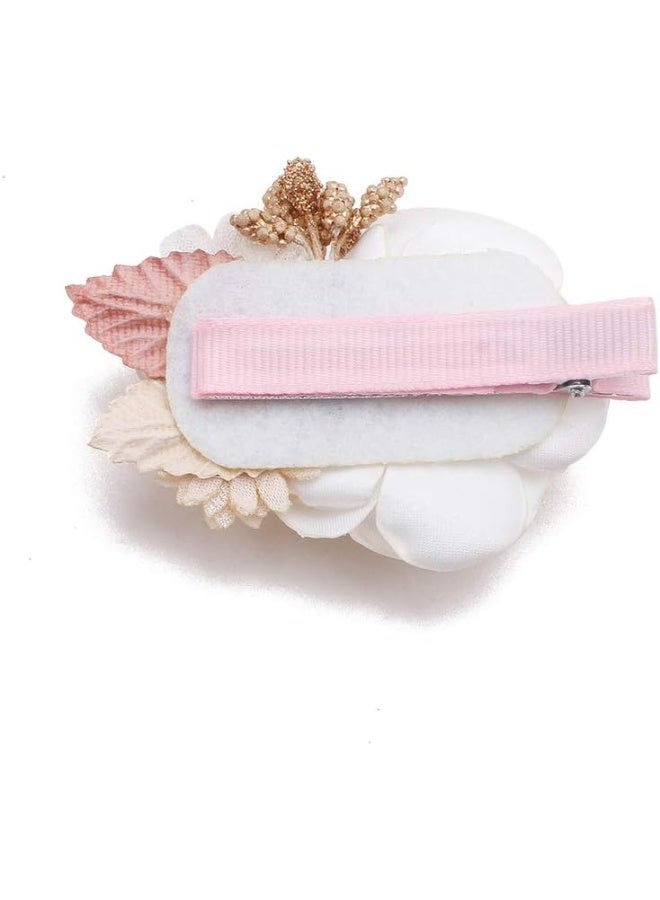 mligril Baby Girls Flower Hair Clips 3pcs Hair Bows Alligator Barrettes for Infant Toddler - Image 5