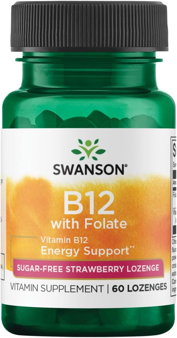 SWANSON B12 Energy Support Lozenges for Adults - Image 1
