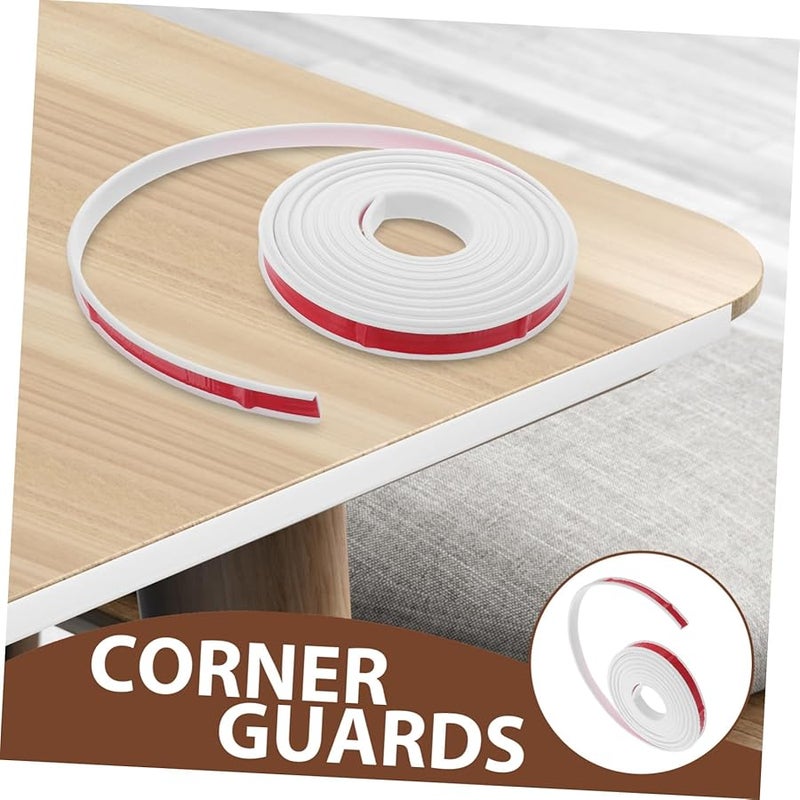 White Self Adhesive U Shape Edge Banding for Furniture Cabinet Repair Table Shelf Trim - Image 4