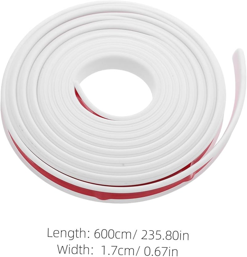 White Self Adhesive U Shape Edge Banding for Furniture Cabinet Repair Table Shelf Trim - Image 3