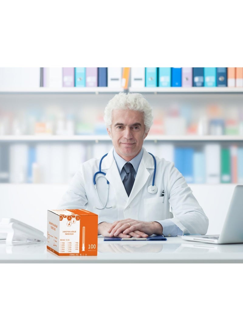 SKYLINE Sterile Disposable Needles 19 G 1Inches 100PCS - Image 5