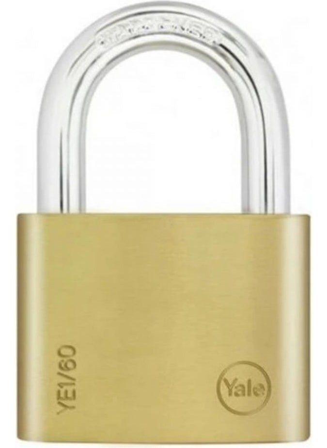 Yale Brass Padlock 60 mm Two Way Silver - White 1 Piece  - Image 1