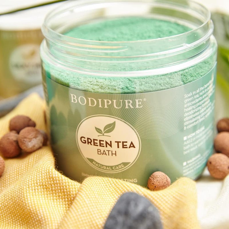 BODIPURE Green Tea Body Bath Rich in Antioxidants and Healing Properties of Green Tea to Cleanse and Refresh Skin Great for Professional Use 215 Ounce - Image 3