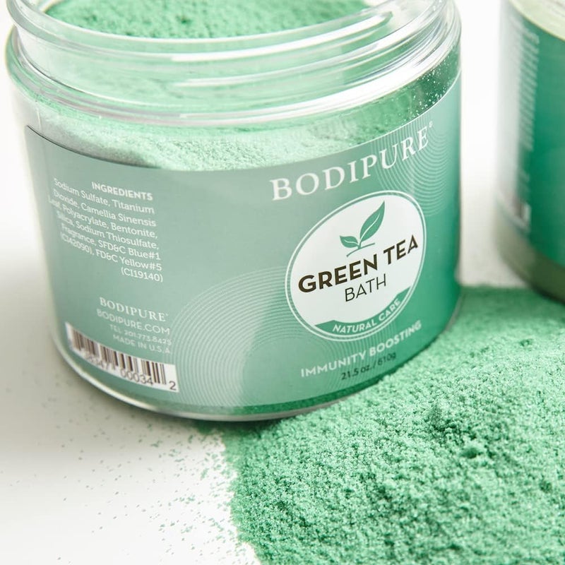 BODIPURE Green Tea Body Bath Rich in Antioxidants and Healing Properties of Green Tea to Cleanse and Refresh Skin Great for Professional Use 215 Ounce - Image 2