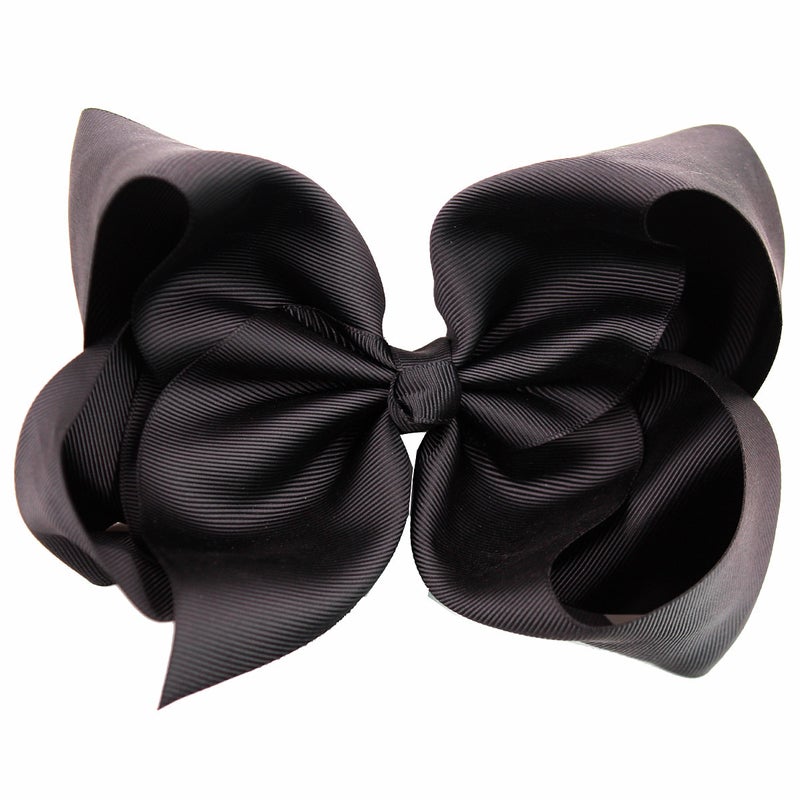 Generic Kids 8inch Large Bow Hair Clip Flower Accessories 22 (030 color number 
