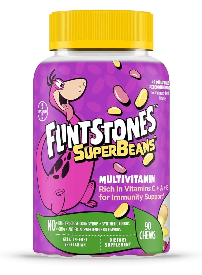 Flintstones Vitamins SuperBeans, Kids Multivitamin with Immunity Support - Image 1