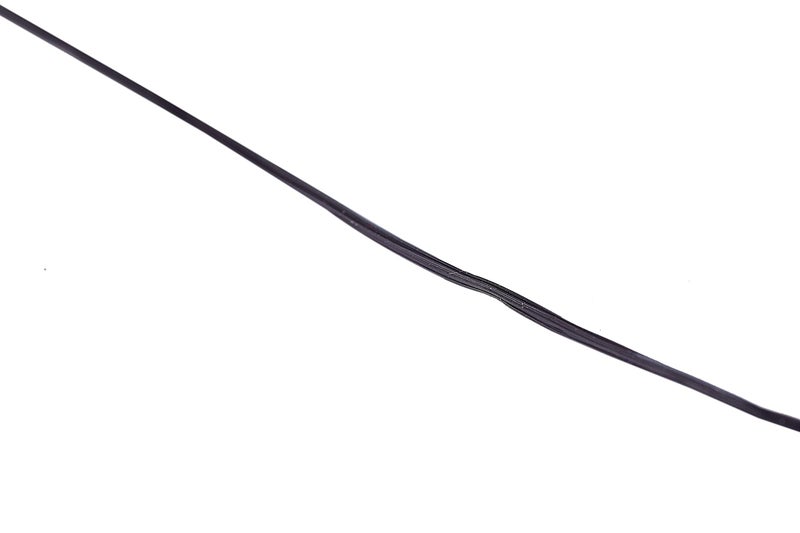 KONMAY 2 Rolls 0.8mm Flat Stretchy Bracelet Strings with Organizing Case, 180 Yards Black and White Crystal Elastic Thread Cord for Jewelry Bracelets Making and Beading - Image 4