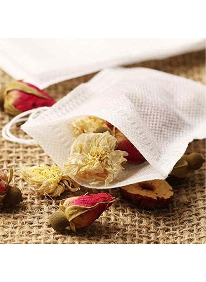 Generic 200 Piece Empty Non Woven Drawstring Tea Bags Disposable Filter Bags  - Image 2