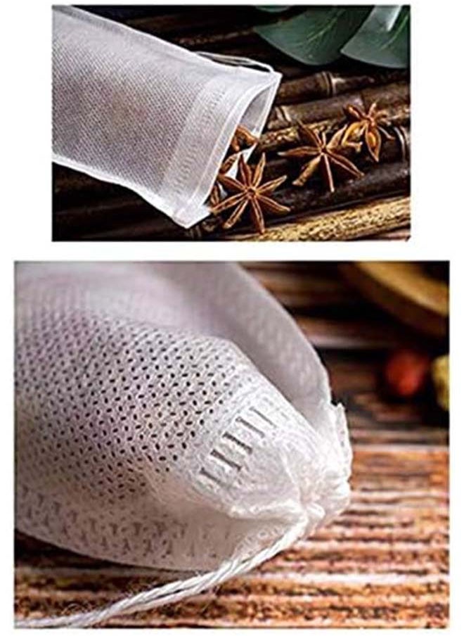 Generic 200 Piece Empty Non Woven Drawstring Tea Bags Disposable Filter Bags  - Image 4