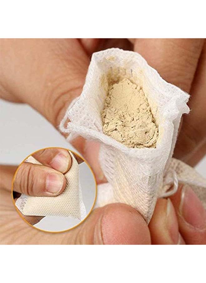 Generic 200 Piece Empty Non Woven Drawstring Tea Bags Disposable Filter Bags  - Image 3