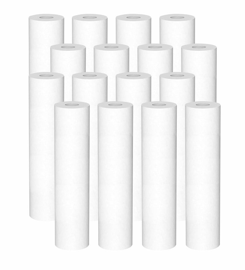 Ocean Drop 5 Micron 10 x 25 pp Spun Sediment PreFilter Replacement Cartridge for Residential Industrial 3Stage Water Filter and Purifier Pack of 16 - Image 1