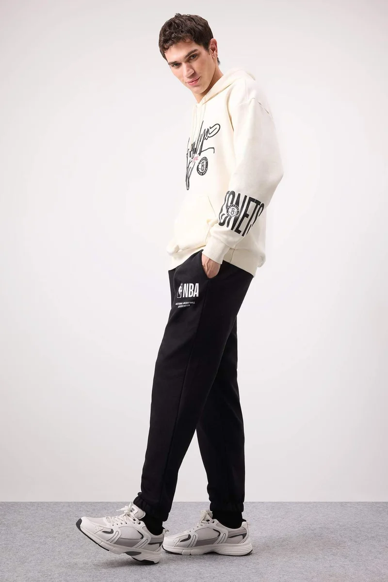 ديفاكتو DeFactoFit NBA Wordmark Sports Thick Jogger Sweatpants