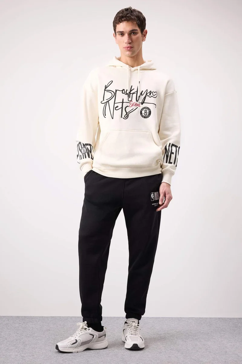 ديفاكتو DeFactoFit NBA Wordmark Sports Thick Jogger Sweatpants