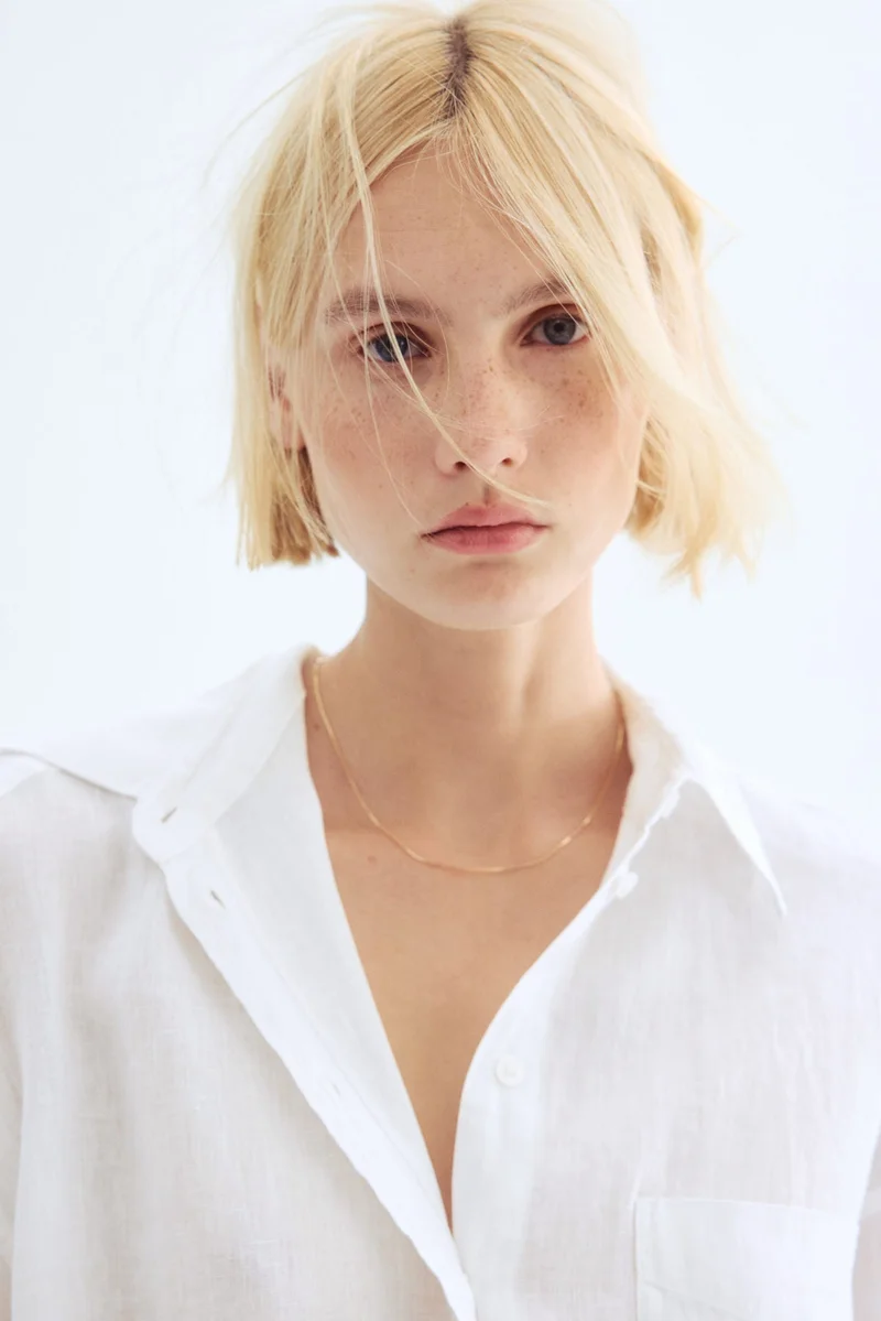 H&M Oversized linen shirt