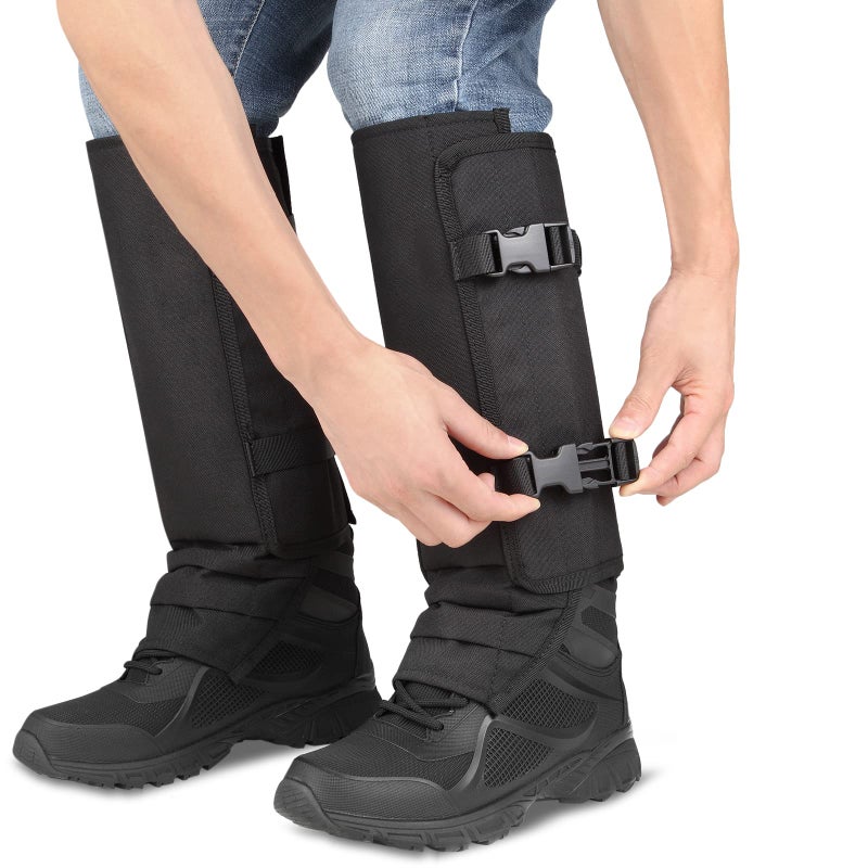 HUNTARMOR Snake Gaiters Leg Guards: Waterproof Snake Chaps for Hunting, Adjustable Leg Gaiter Snake Bite Protection for Lower Legs, Lightweight Flexible Design Snake Guards Fits Men & Women - Image 5