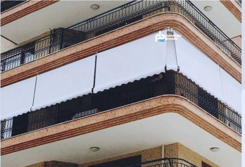 Pamukkale Branda Pamukkale Canvas Balcony Roller Blinds with Mechanism - Waterproof 300 X 210