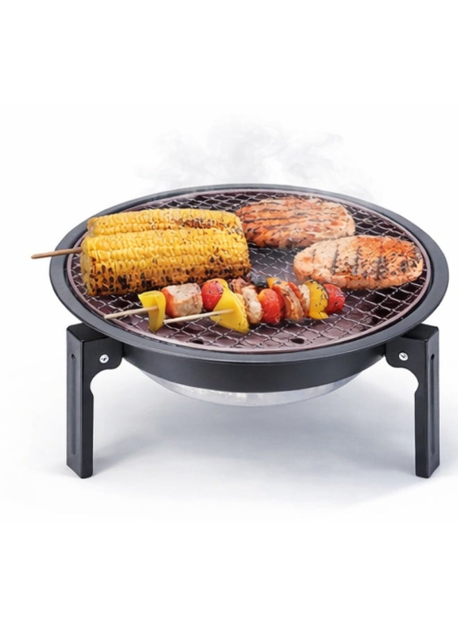 Tradeo Tea-Making Heating Set Charcoal Barbecue Stove, Portable Small Folding Tabletop Charcoal Stove for Camping, Hiking, Picnics & Outdoor Cooking - Image 1