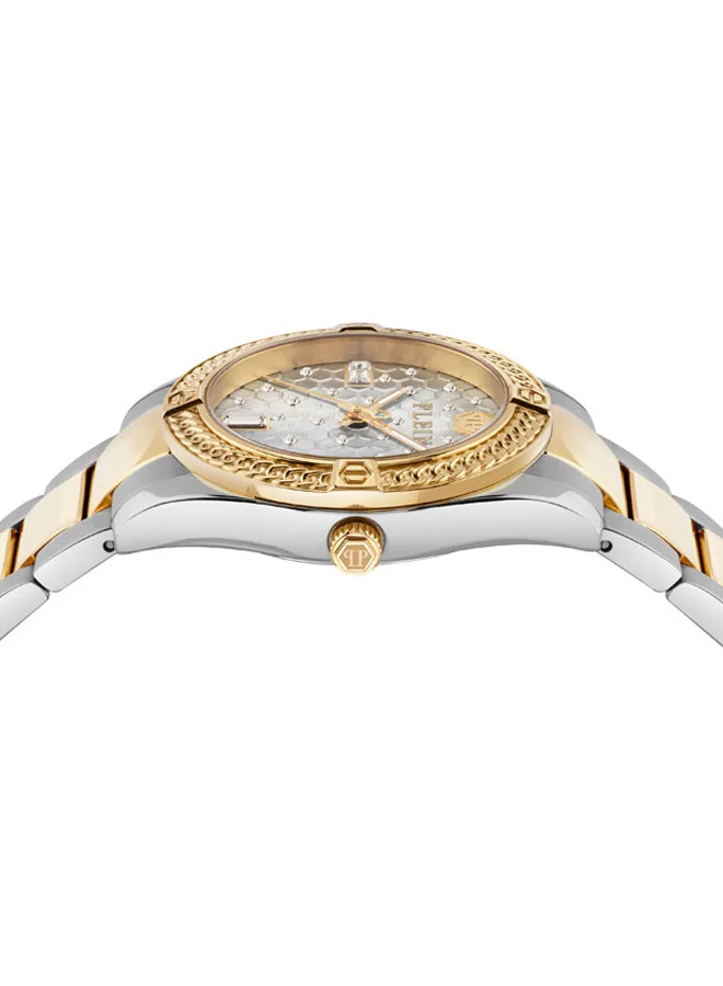 PHILIPP PLEIN Plein Icon Chain Stainless Steel Bracelet Analog Watch for Women, 36mm