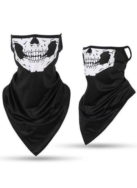 قناع وجه Goolsky Bandana مع حلقات للأذن وغطاء للرقبة ووشاح وغطاء للوجه للرجال والنساء