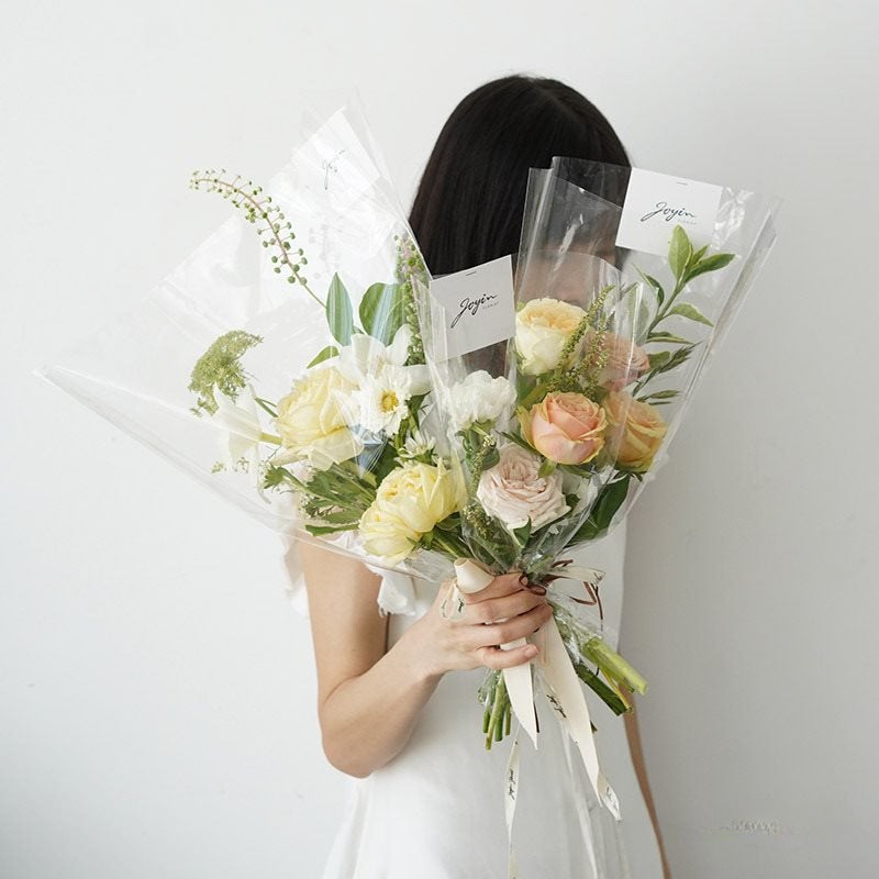 Women'S Day Single Flower Packaging Bag, Rose Multi-Piece Bag, Transparent Bouquet Stall Flower Arrangement Bag, Flower Material - Image 3