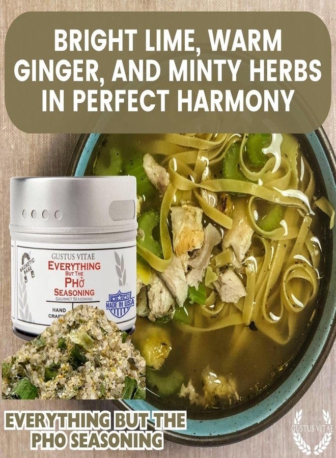 GUSTUS VITAE Everything But The Pho Seasoning | Gourmet Spice Blend | Non GMO, All Natural | Handmade | Small Batch | Made in USA | Artisanal Seasoning Mix | Magnetic Tin | GLP-1 Friendly | Sustainably Sourced Rub | Ultra Premium | Gustus Vitae - Image 3