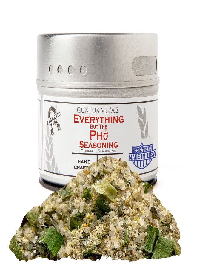 GUSTUS VITAE Everything But The Pho Seasoning | Gourmet Spice Blend | Non GMO, All Natural | Handmade | Small Batch | Made in USA | Artisanal Seasoning Mix | Magnetic Tin | GLP-1 Friendly | Sustainably Sourced Rub | Ultra Premium | Gustus Vitae - Image 1