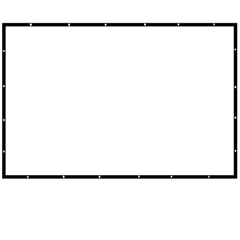 MOIZ [Upgraded] 80 Inch- 5.8Ft x 3.3Ft (Anti-Creased) (Foldable) (Anti-Light) 16:9 4K Eyelet HG Projector Screen (Width 177 cm x 100 cm Height) - Image 2