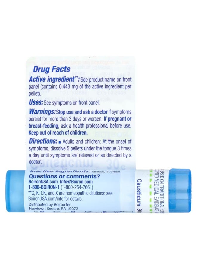 Boiron Causticum 30C Incontinence Support Approx 80 Pellets - Image 2