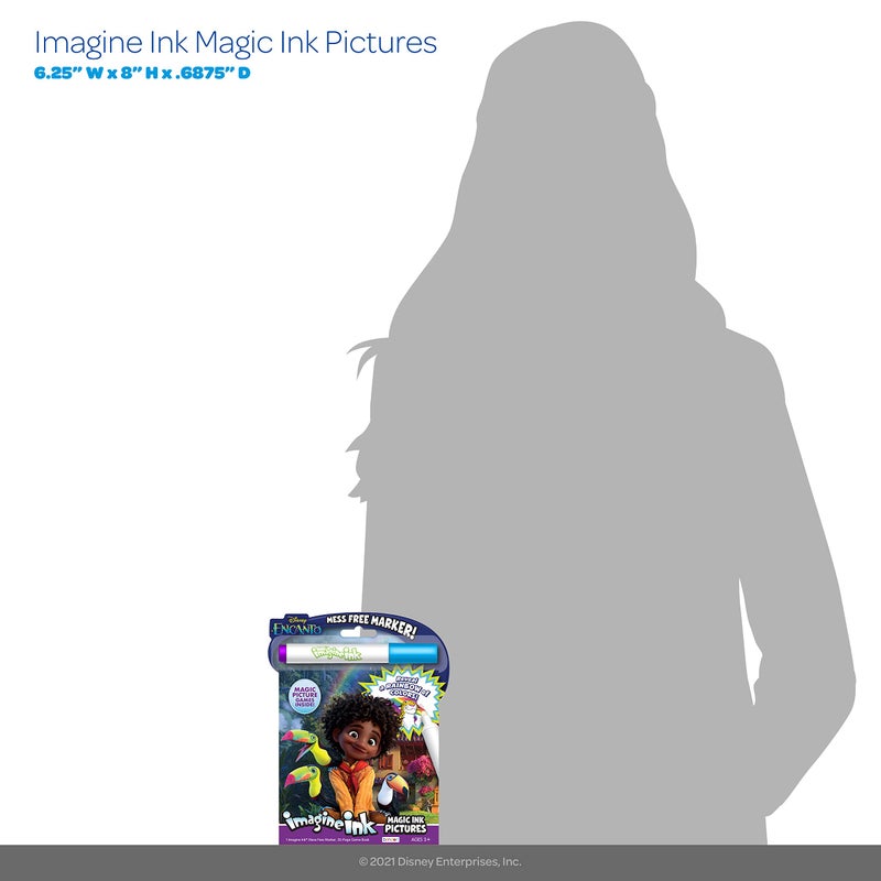 Disney Disney Encanto 20 Page Imagine Ink Mess Free Coloring and Activity Book with 1 Marker Paperback 51720 Bendon  - Image 4