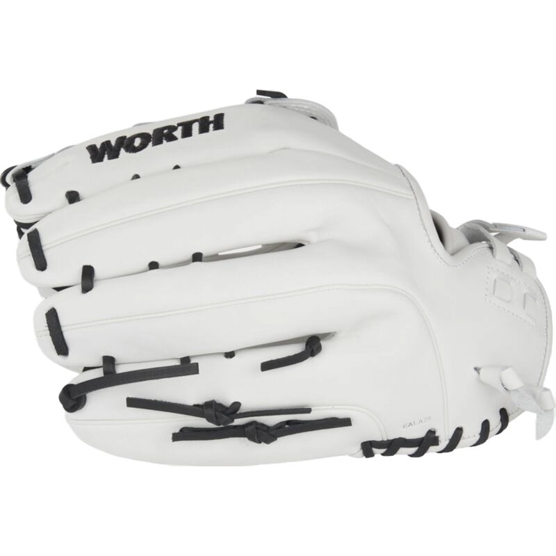 Worth | FREEDOM SERIES Slowpitch Softball Glove | 13 Inch | White/Black | Left Hand Throw - Image 5