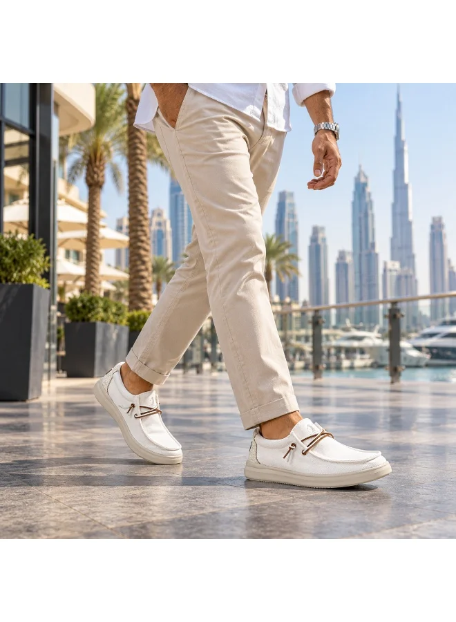 U.S. Golf Club WHITE Mens White Loafers for Men | Best Price UAE