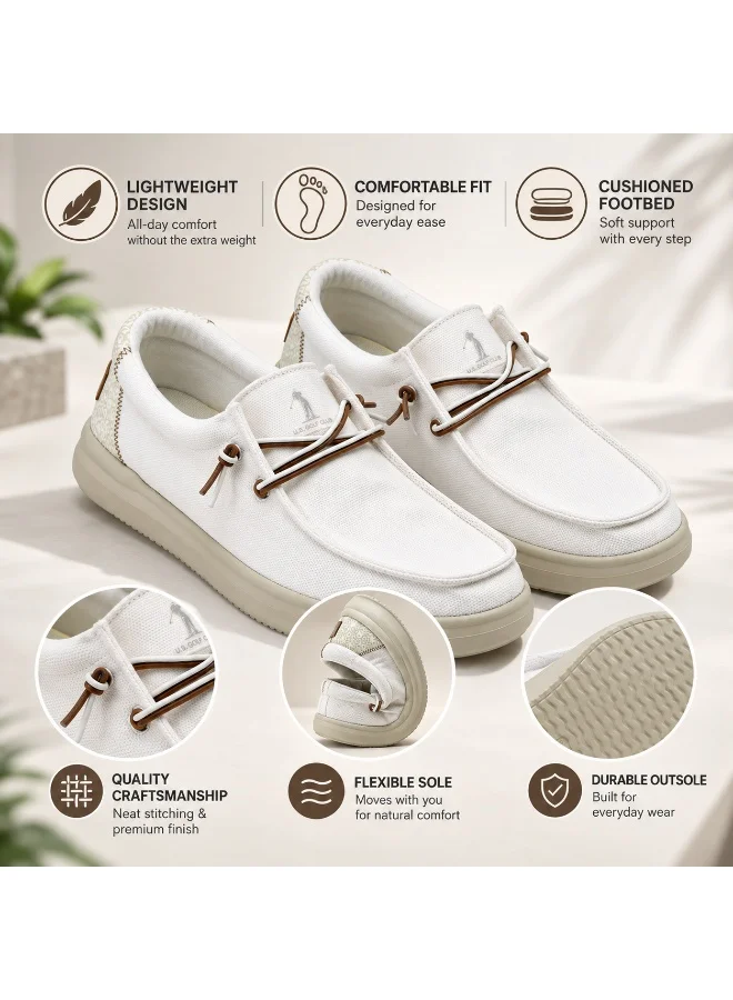 U.S. Golf Club WHITE Mens White Loafers for Men | Best Price UAE